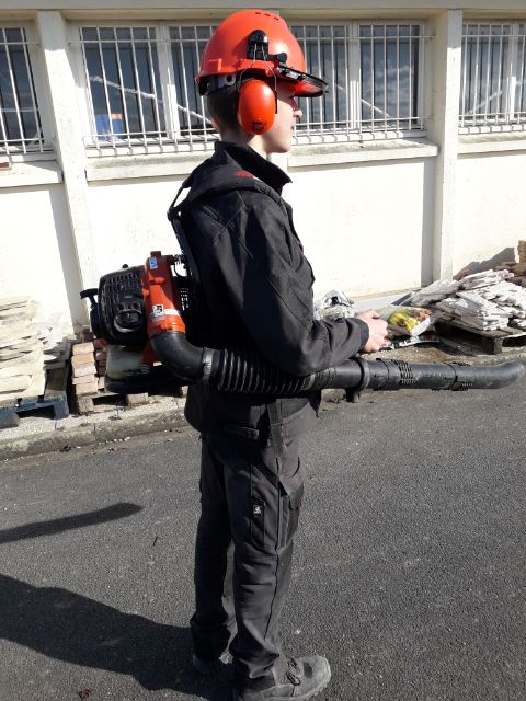 chantier école aménagements paysagers