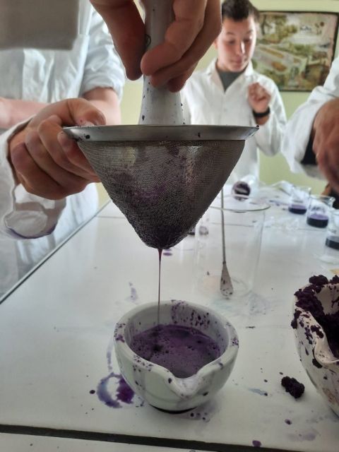 Extraction de couleurs naturelles